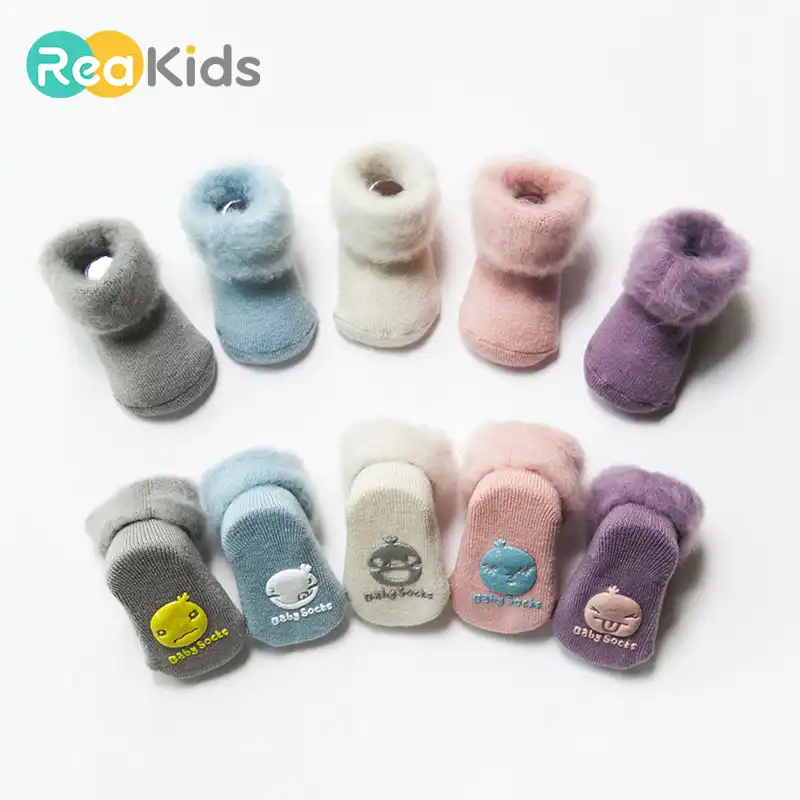 Kids Winter Warm Terry 5 Pairs Cotton Baby Socks Children/'s Socks NewBorn