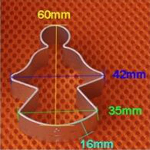 Алюминий сплав трафареты для нарезки печенья Форма для имбирных пряников печенья кухонный выпечка торта sugarcraft Пресс-формы для выпечки - Цвет: Angel