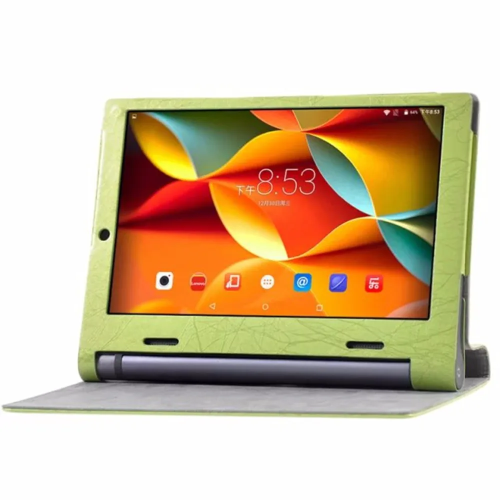 Чехол для планшета из искусственной кожи с цветочным принтом и подставкой Lenovo Yoga