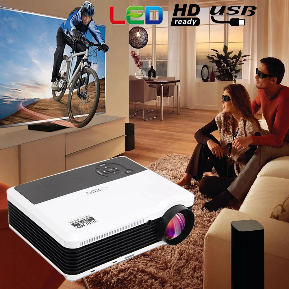17ホームシアター3600ルーメンプロジェクターで1280 800アンドロイドwifiホームと小さな業務用プロジェクター Small Projector Business Projectorlumens Projector Aliexpress