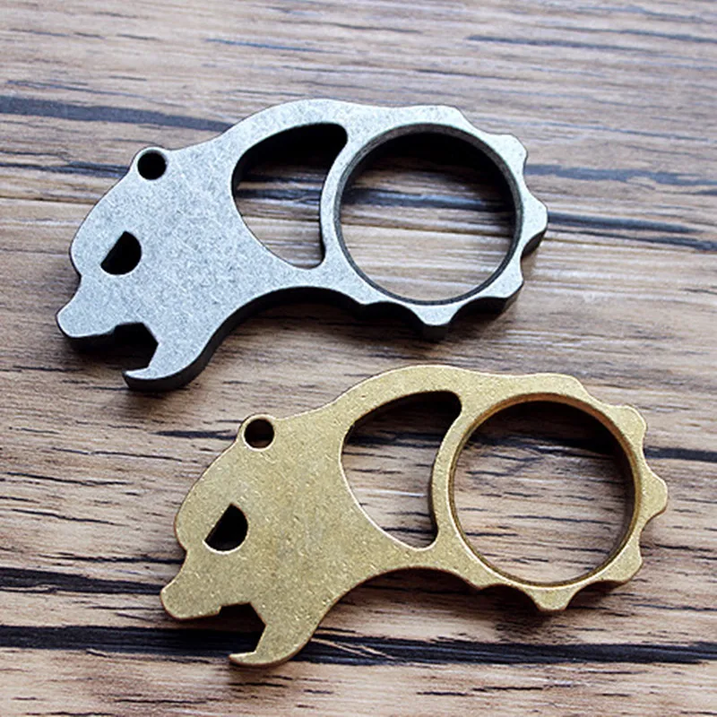 Wire Cutting CNC Bear Head Self-defense Titanium Alloy Knife Beads Paracord Umbrella Rope Outdoor Knife EDC Pendant Multi Tools Wire Cutting CNC Bear Head Self-defense Titanium Alloy Knife Beads Paracord Umbrella Rope Outdoor Knife EDC Pendant Multi Tools