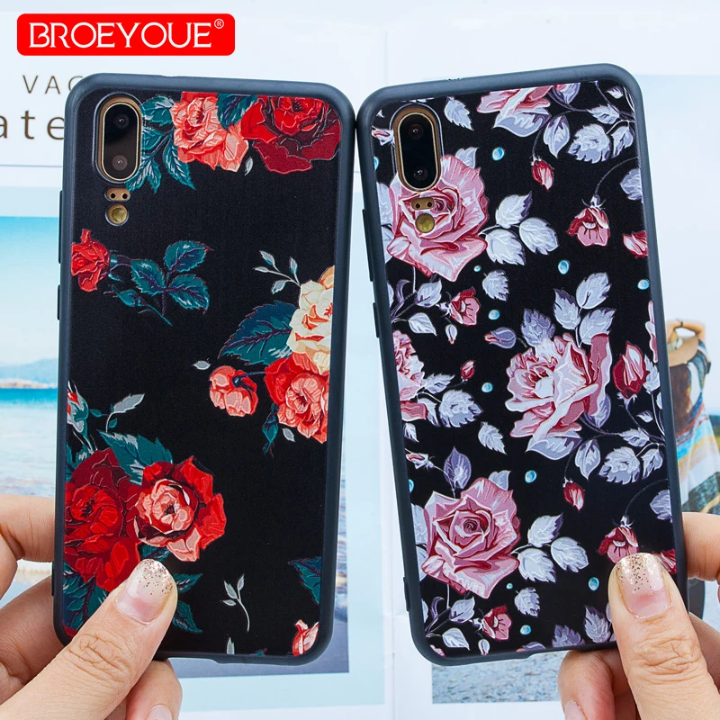 Для Huawei P20 Lite Pro Чехол Nova 2 3E для P8 P9 P10 Honor 10 9 7X 6X 3D рельефный силиконовый мягкий ТПУ