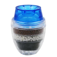 1 шт. кокосовый уголь домашний кухонный мини-смеситель кран фильтр для воды очиститель фильтра фильтрующий картридж