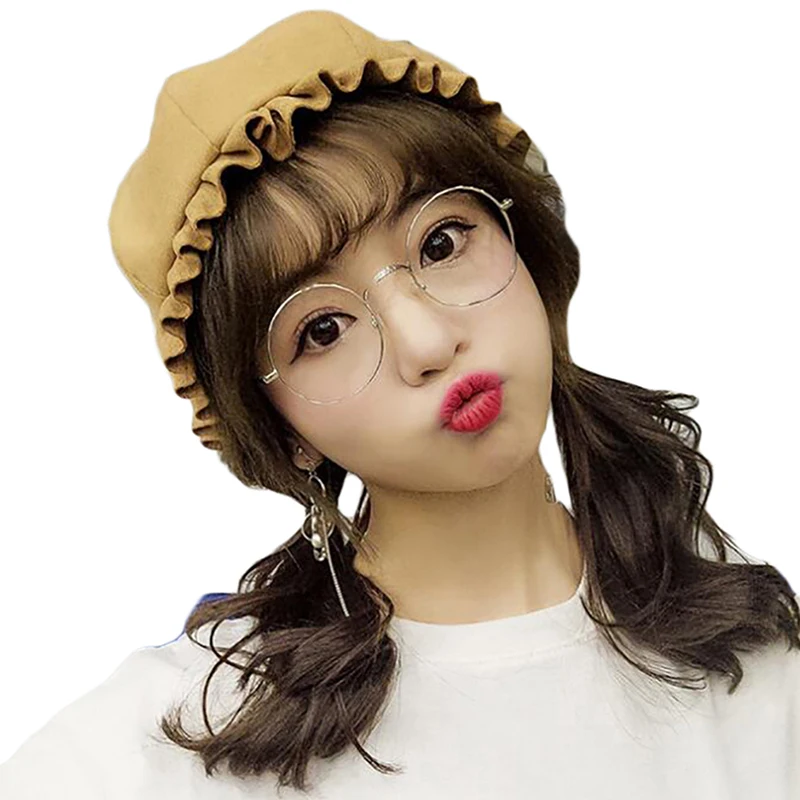 

Long Strapped Women Beret Autumn Winter Octagonal Cap Hats Stylish Artist Painter Newsboy Caps Women Beret Hats
