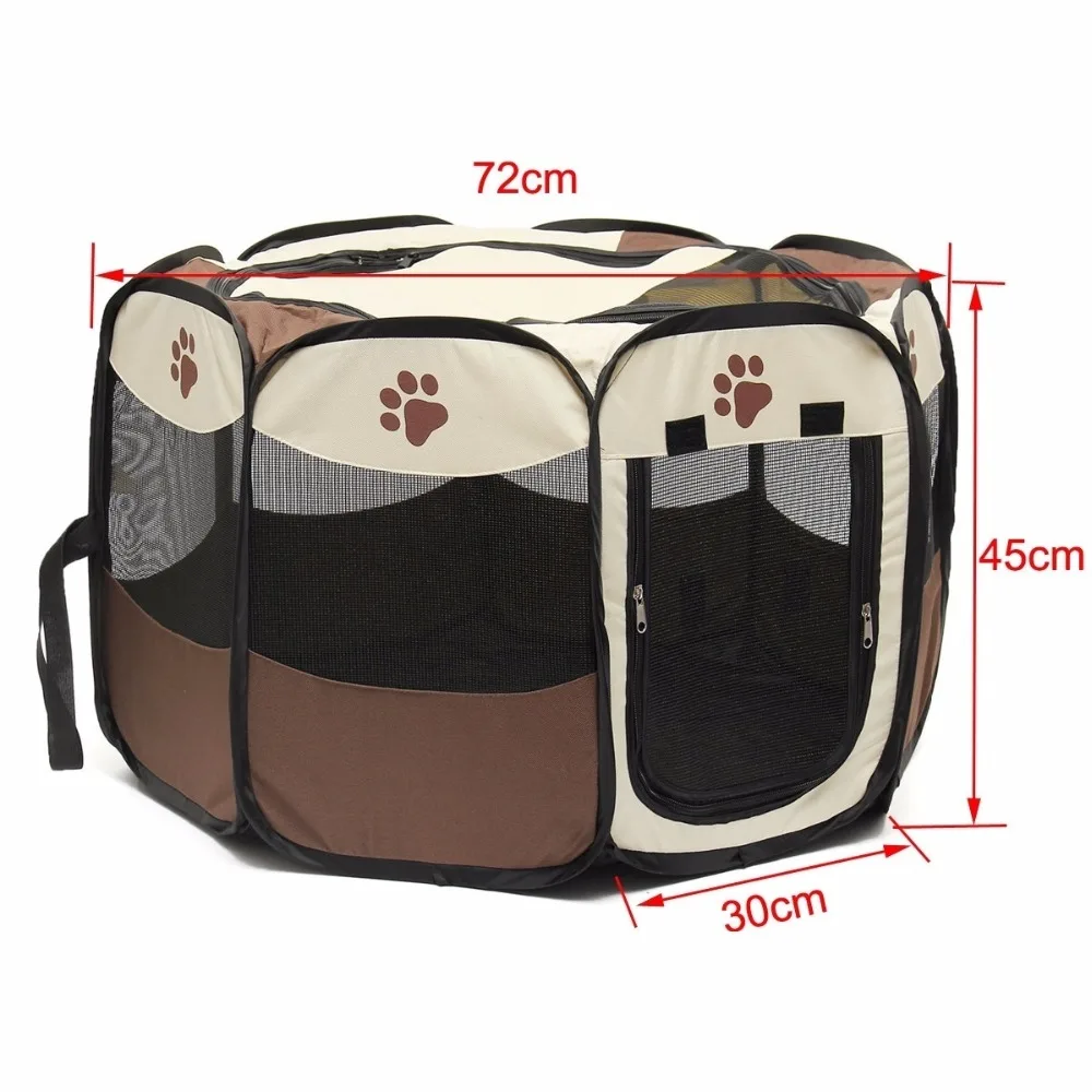 Pet Cage Supplies 600D Oxford Dog Carrier Dog Playpen For Dog Cat Fence Kennel Dog House Outdoor Cat House Playpen Exercise