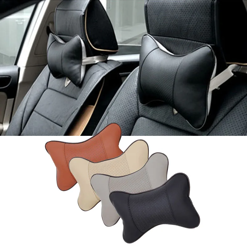 1pcs Car Neck Pillow Auto Headrest Cushion Support For Head and Neck