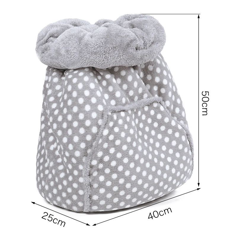 Pet Dog Cat Sleeping Bags with Pocket Lovely Cozy Beds Super Warm Rabbit Kitten Puppy Cushion Mat Multiple Function Pet Supplies
