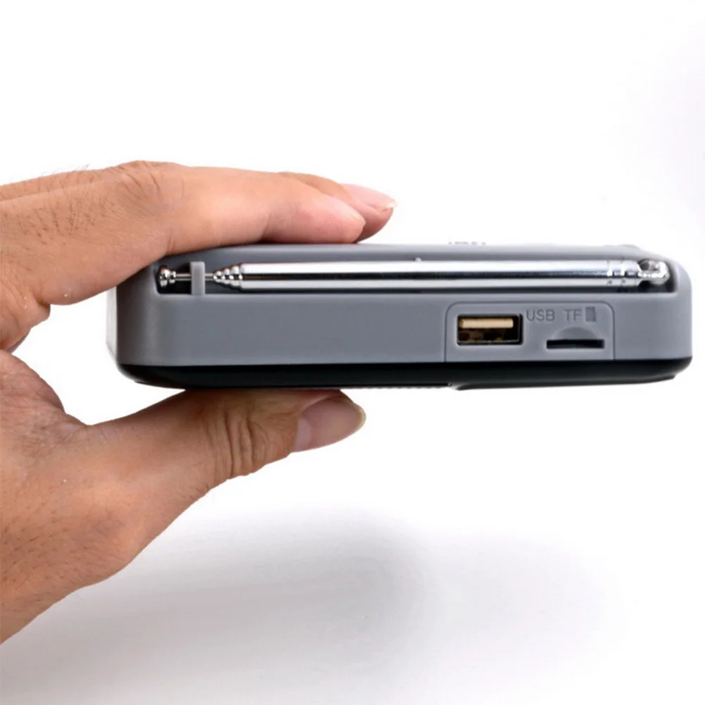 Мини карта памяти TF USB Перезаряжаемый ручной MP3 цифровой радио портативный bluetooth