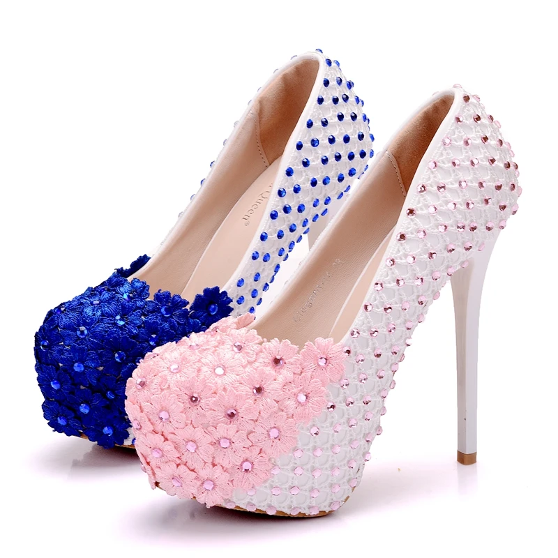 US $35.0 30% OFF|Kristall Königin Weiße Spitze Blumen Frauen High Heels Schuhe Runde kopf Paltform Brautschuhe Hochzeit Schuhe Fliegen Zwei Stücke US $35.0 30% OFF|Kristall Königin Weiße Spitze Blumen Frauen High Heels Schuhe Runde kopf Paltform Brautschuhe Hochzeit Schuhe Fliegen Zwei Stücke