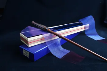

Newest Iron Core luna Tulips Lovegood Magic Wand/Harry Magical Wand/ Original Ribbon Gift Box Packing Free Train Ticket