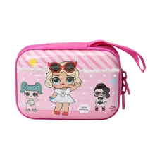 Topsthink 4 шт./компл. девушка металл Примечание ящик для хранения для милых девочек портативный двойной замок-молния, для хранения чехол с логотипом на заказ