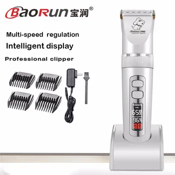 

110V-240V BaoRun P9 Pet Cat Dog Trimmer 2000mAh Electric Rechargeable Grooming Clipper Remover Cutter Shaver Animal Haircut Tool