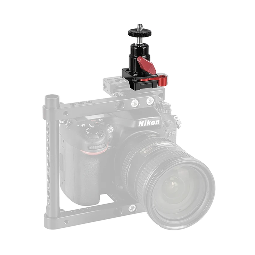CAMVATE QR NATO Clamp + мини шариковая головка 1/4 &quot 20 винтовое крепление (красная ручка)