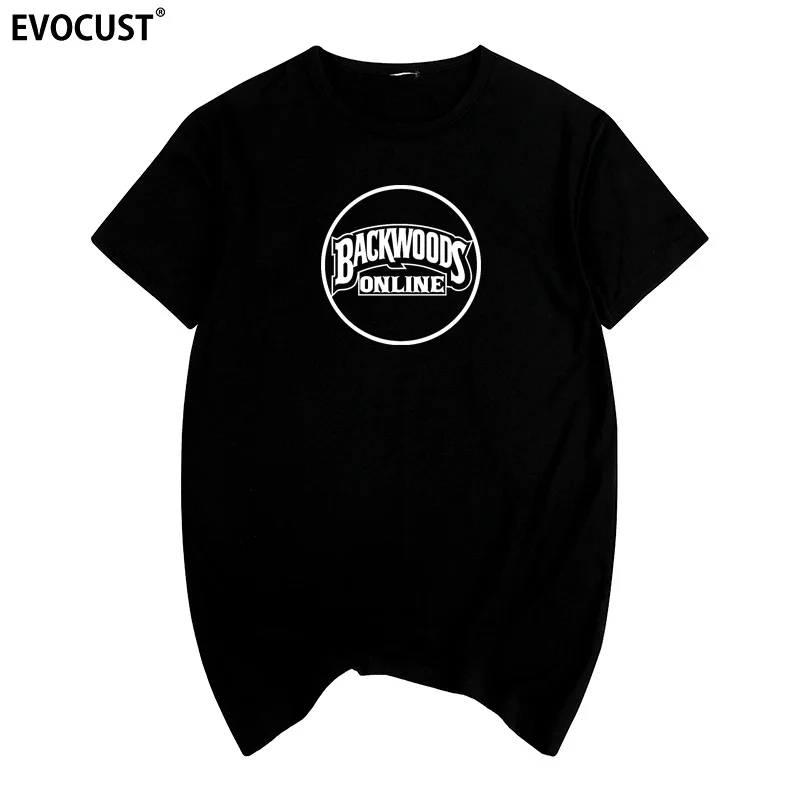 Классная модная летняя футболка с принтом логотипа Backwood хлопковая Мужская новая