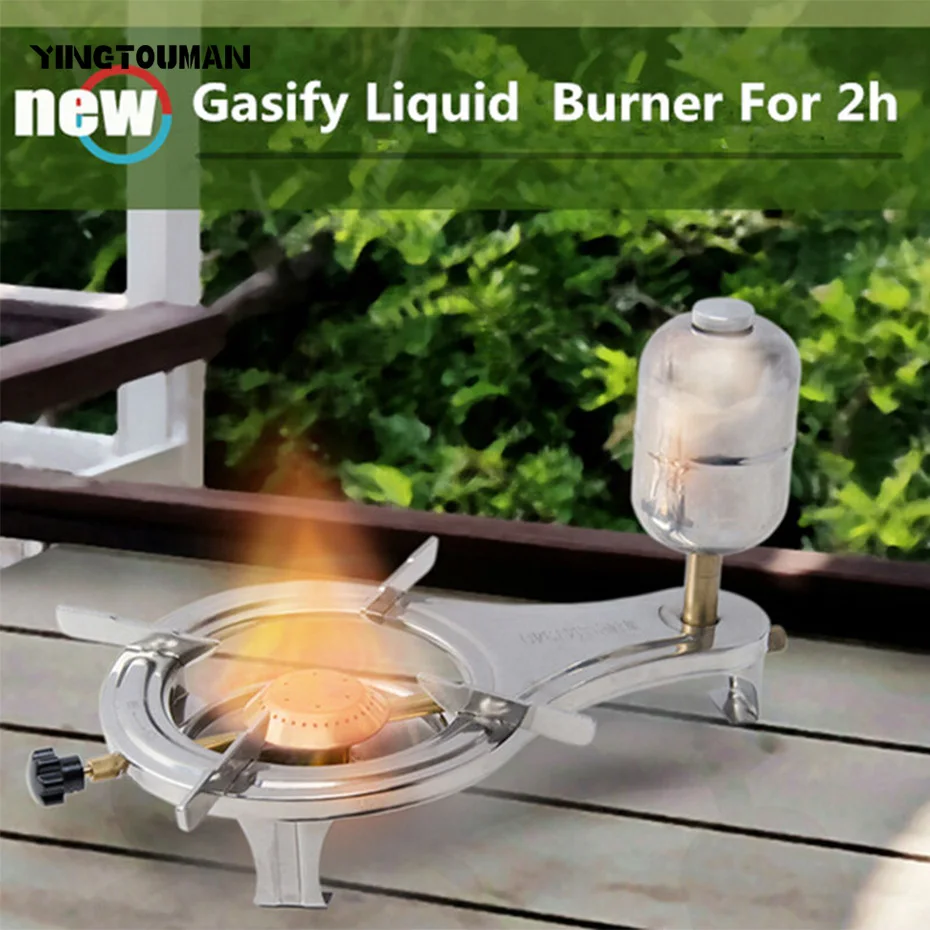 YINGTOUMAN New Design Outdoor Alcohol Stove Gasify Liquid Camping Stove