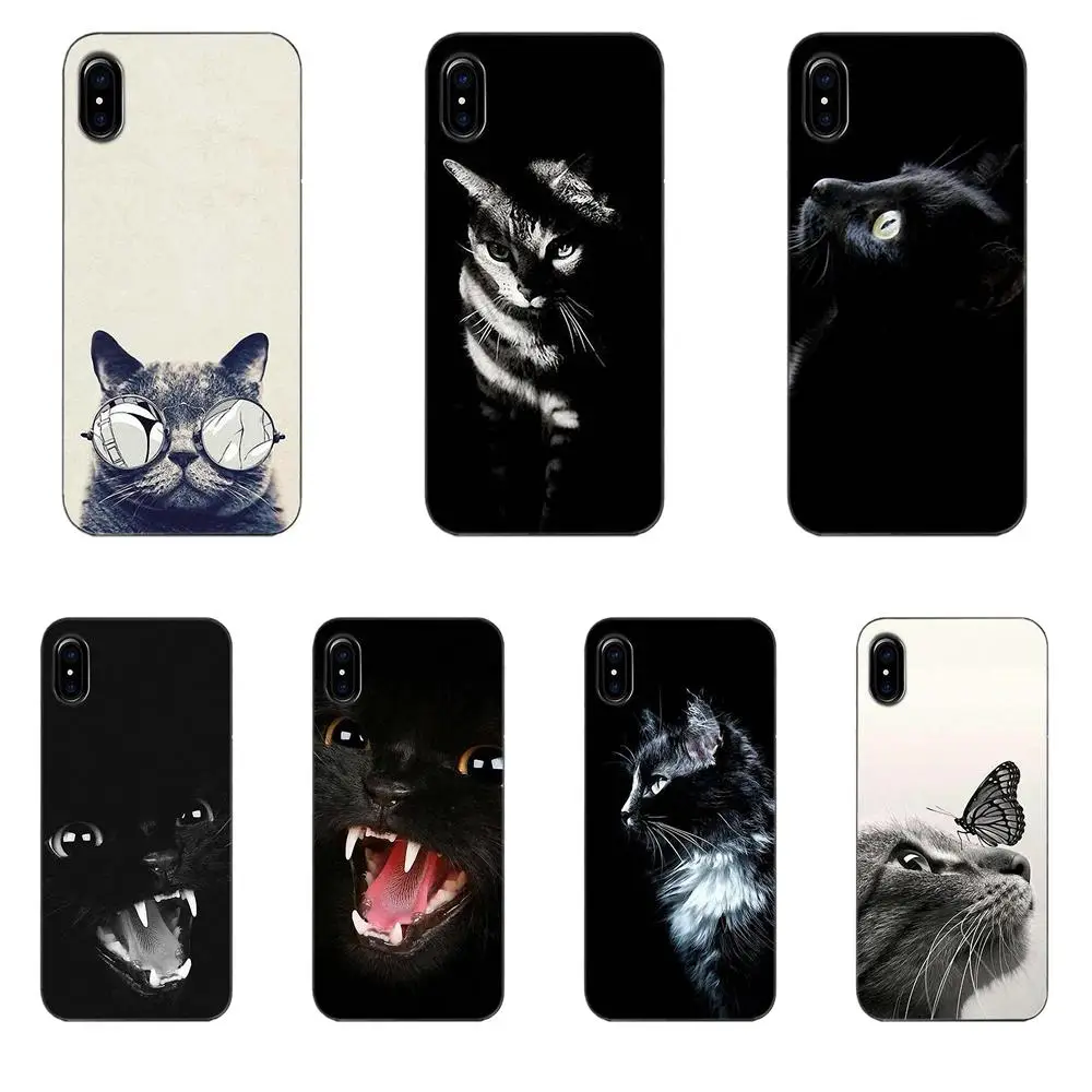 Tpwxnx черный крутой Кот для LG G2 G3 mini spirit G4 G5 G6 K4 K7 K8 K10 2017 V10 V20 V30 ТПУ защитные чехлы
