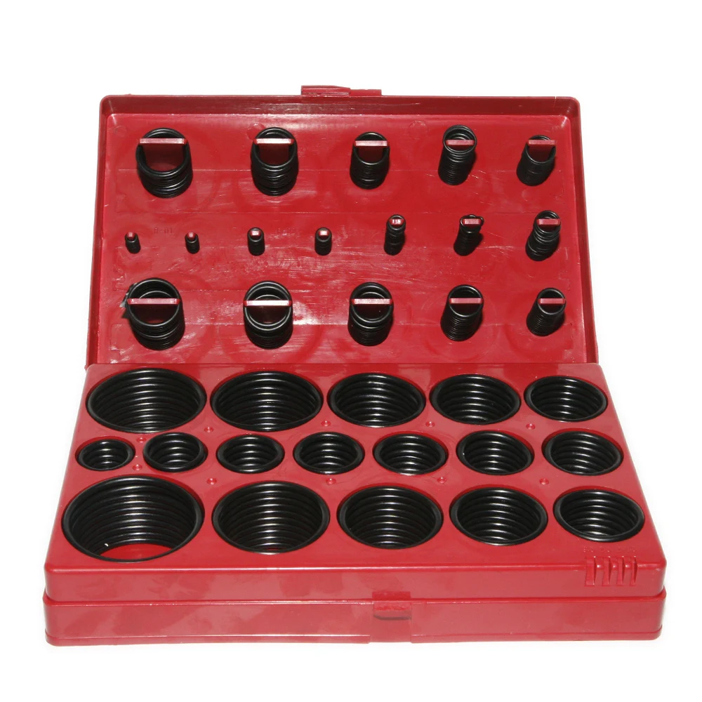 

Top Quality 419 PCS 32 Sizes High Temperature One Case Rubber O Ring Kit Metric O