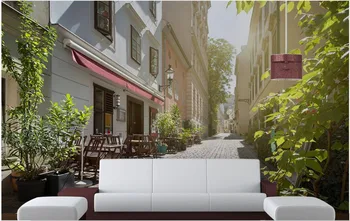 

Custom photo 3d wallpaper Non-woven mural European streets decoration painting 3d wall murals wallpaper for living room