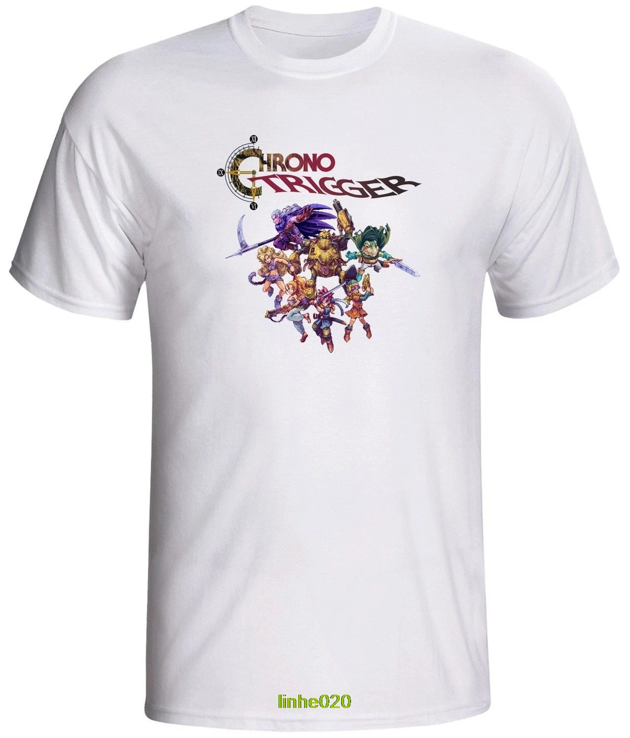 Gildan Chrono Trigger рубашка персонажи видеоигр | Мужская одежда