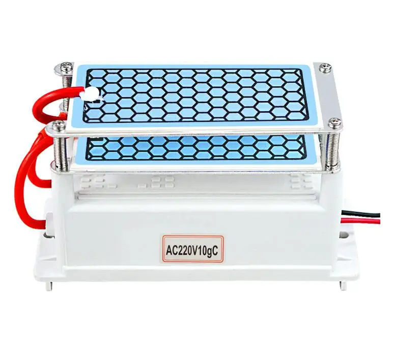 ATWFS-purificador de aire portátil, generador de ozono de 220V, 10g/5g,  doble placa cerámica integrada de larga vida, ozonizador, limpiador de aire  - AliExpress