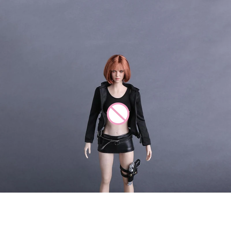 

1/6 GC009 D Amanda Seyfried Head Model with Red Short Hair Fit 12" Female Figure Body Doll