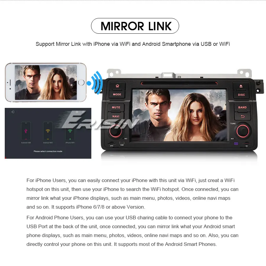 Flash Deal Erisin ES3546B 1 Din 7 inch Car DVD Player Android 9.0 Car Stereo GPS Satnav DAB+ 4G for BMW E46 10 Flash Deal Erisin ES3546B 1 Din 7 inch Car DVD Player Android 9.0 Car Stereo GPS Satnav DAB+ 4G for BMW E46 10
