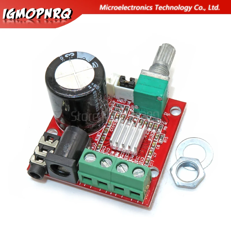 

1pcs 12V Mini Hi-Fi PAM8610 Audio Stereo Amplifier Board 2X10W Dual Channel D Class Lowest Price