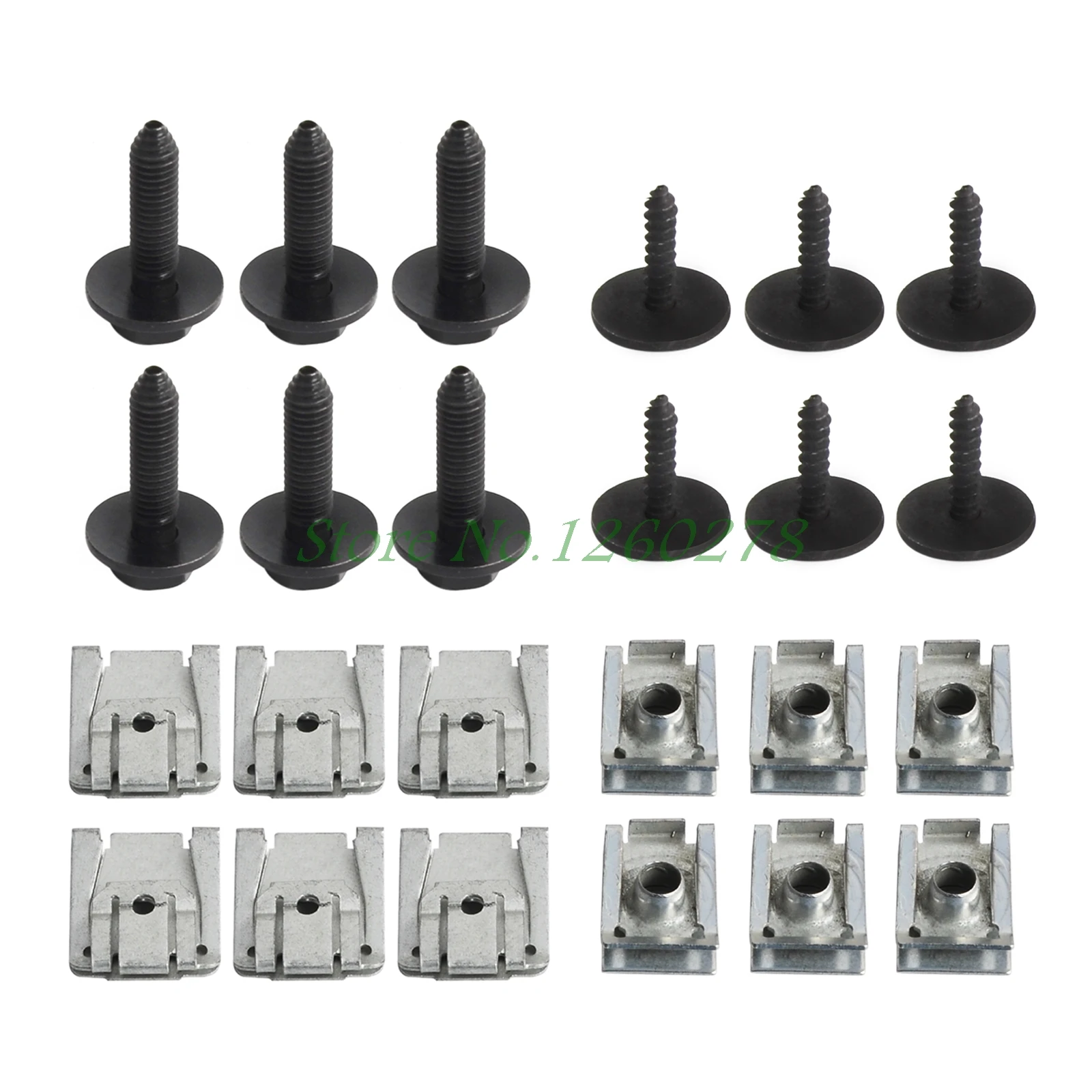 Undertray Fasteners Screws For Mercedes-Benz C-Class S203 S204 W204 CL203 W203