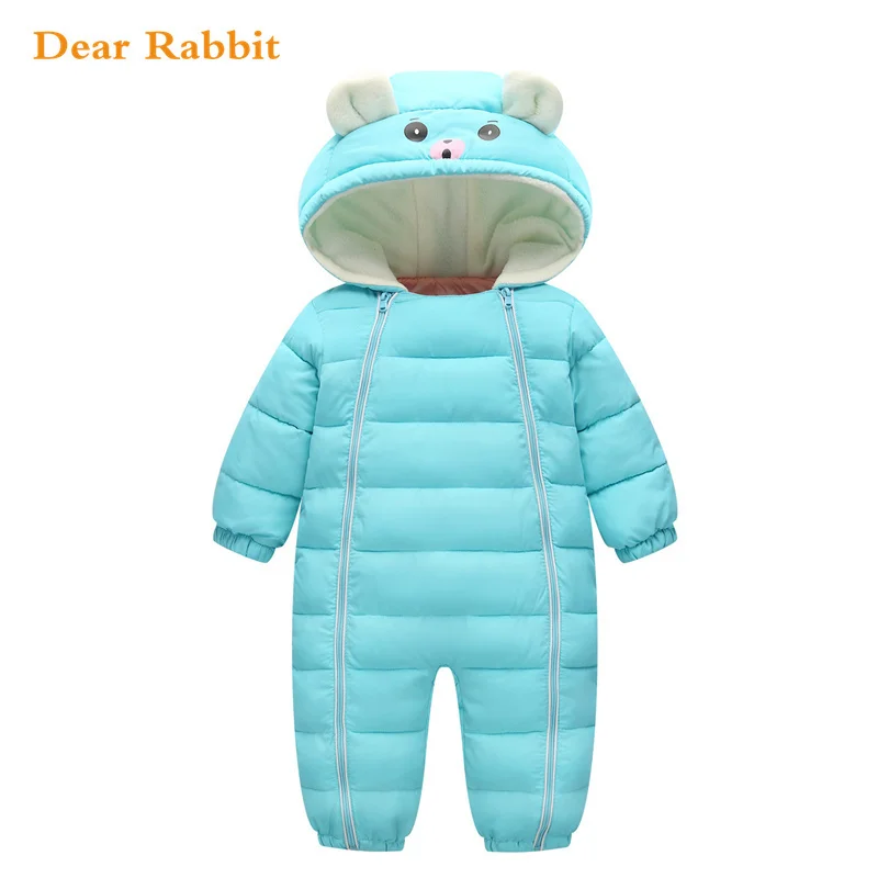 2019 Winter Baby Snow Wear Thick Warm Girl Clothes Newborns Polyester