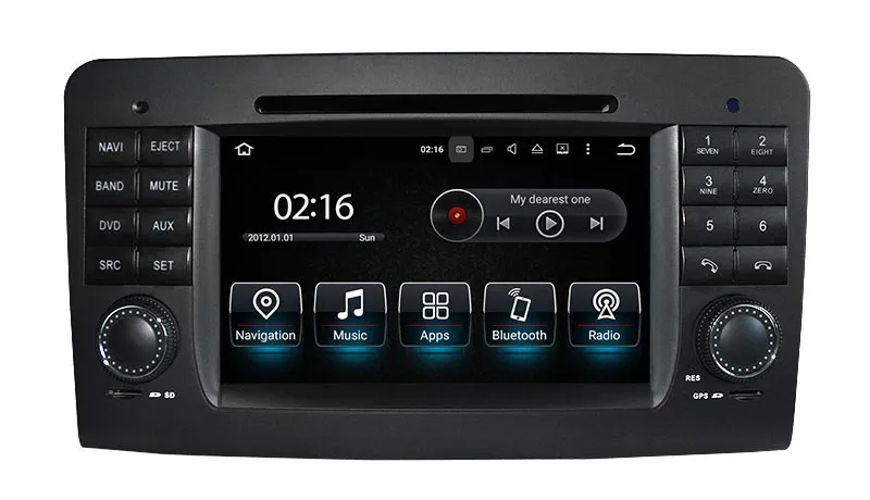 Best Android 8.0 Car DVD Player for Mercedes Benz GL / ML W164 ML300 ML350 ML450 ML500 with GPS Navigation Radio BT USB 4Core 4G+32G 0