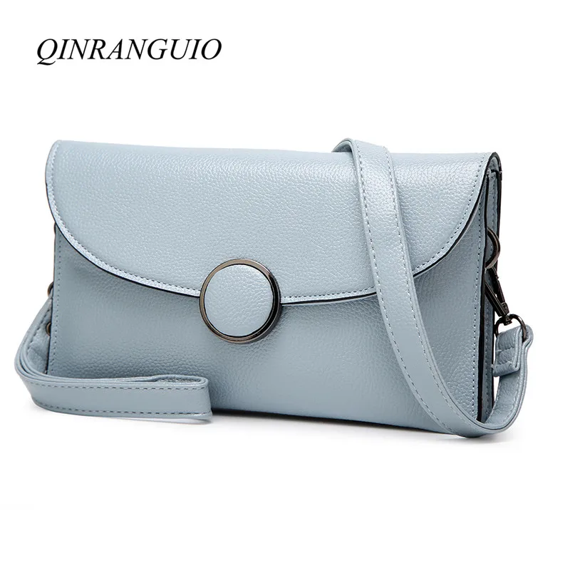 

QINRANGUIO Women Bag High Quality Crossbody Bags for Women 2018 Clutch Bag Women Messenger Bags Simple Style Bolsos Mujer