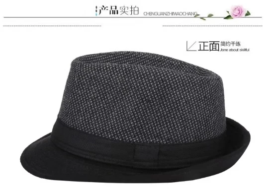 В Новинка весны Для мужчин мужская фетровая шляпа; красивая теплая одежда; запуск, а, гарантированное качество, чтобы отправить шляпа отца