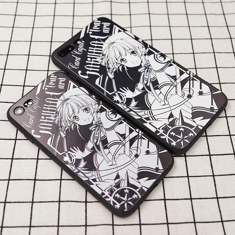 

Card Captor Sakura cartoon anime soft silicon black cover case for xiaomi mi A2 / mi A2 lite