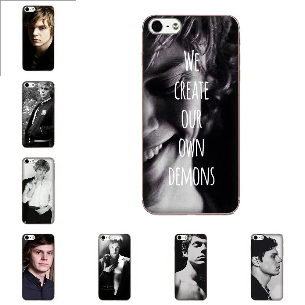 Soft TPU Art Online Cover Case For Samsung Galaxy Note 5 8 9 S3 S4 S5 S6 S7 S8 S9 S10 mini Edge Plus Lite Evan Peters | Мобильные