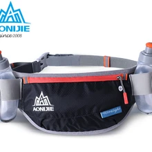 AONIJIE Для мужчин Для женщин Бег поясная легкий спорт на открытом воздухе Гонки Пеший Туризм Тренажерный зал Фитнес Гидратации Пояс с 2 бутылки 250 мл