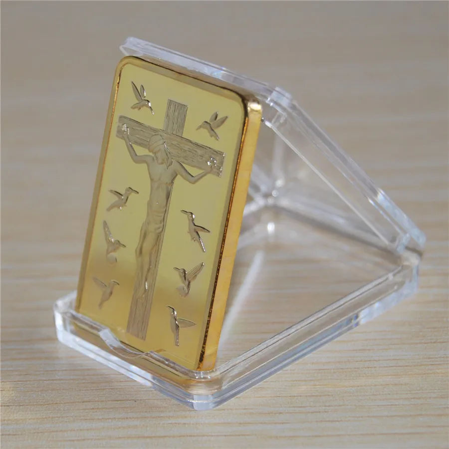 

Hot sale JESUS CHRIST Ten Commandments BULLION Bar souvenir Coin gift, DHL free shipping 50pcs/lot,