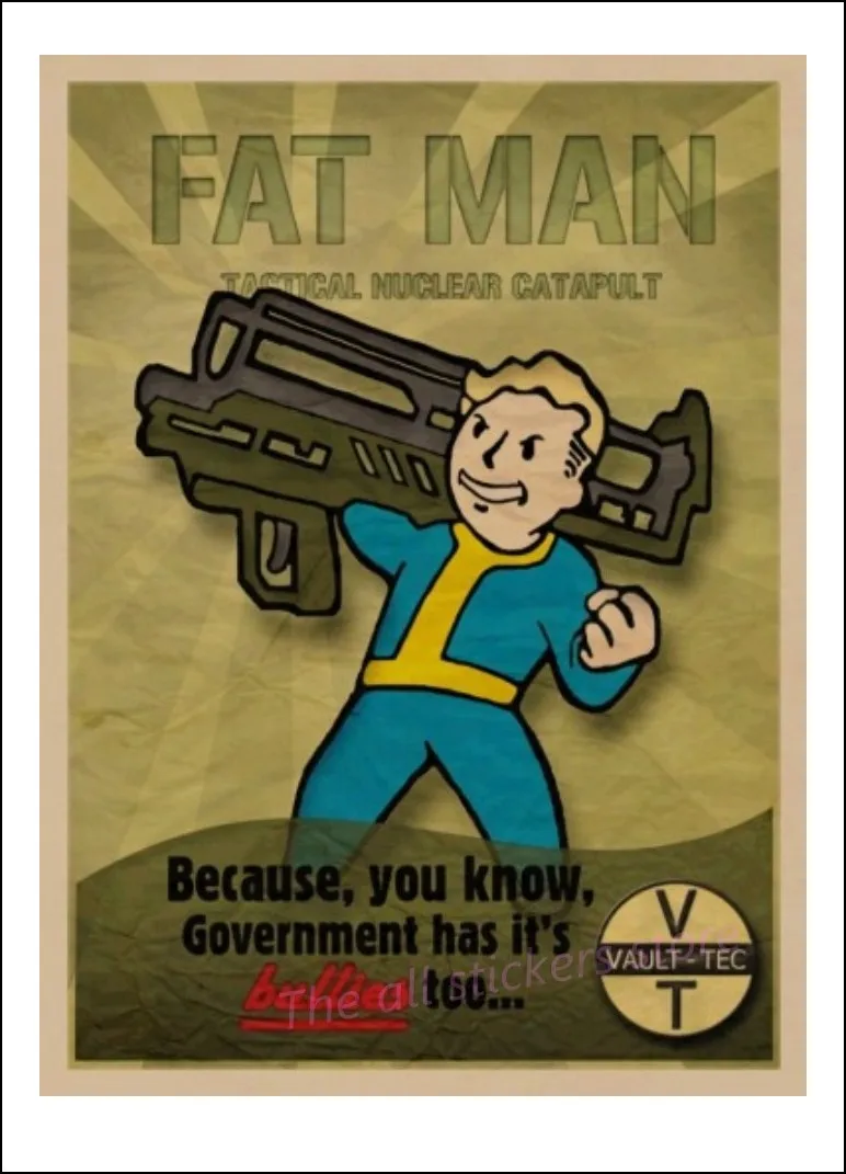 Fallout 3 4 игровой плакат серия Fallout игра Ретро плакат, крафт-бумага для бара кафе домашний декор Настенная роспись/2030 - Цвет: 21