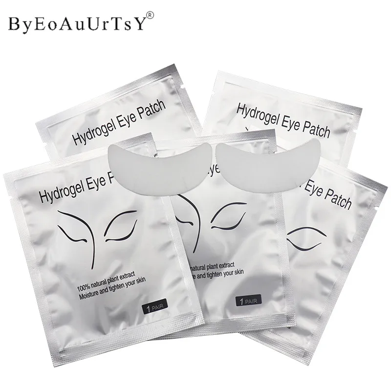

50 pairs Patches For Eyelash Extension Under Eye Pads Paper Patches Grafted Eye Tips Sticker Wraps Make Up Tools