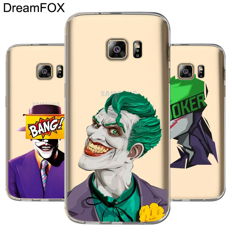 DREAMFOX L060 Джокер Квинн Мягкий ТПУ силиконовый чехол для samsung Galaxy Note S 7 8 9 10 10e 11 11e Lite