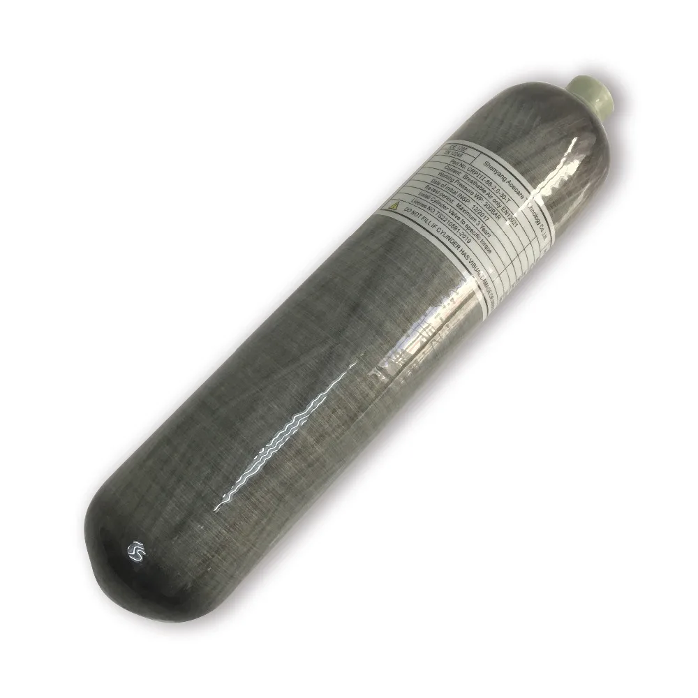 Бак для пейнтбола AC102 2L HPA 300 бар 4500 фунтов на кв. дюйм бак Акваланга из углеродного