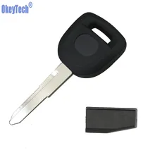 OkeyTech Transponder Chip Key Cover Fob Uncut Blank Key Blade 4D63 For Mazda M2 3 5 6 CX7+9 MX5 RX8 Replacement Key Shell