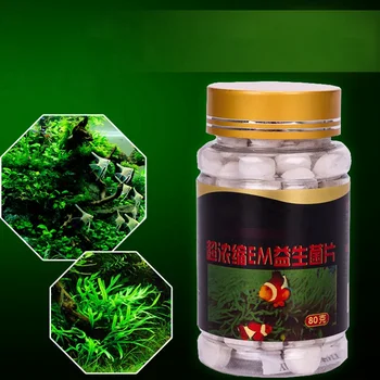 

80g 150 Tablets Aquarium Probiotics Digestion Capsule Aquarium Nitrifying Bacteria Capsule for Fresh Water Seawater Aquarium