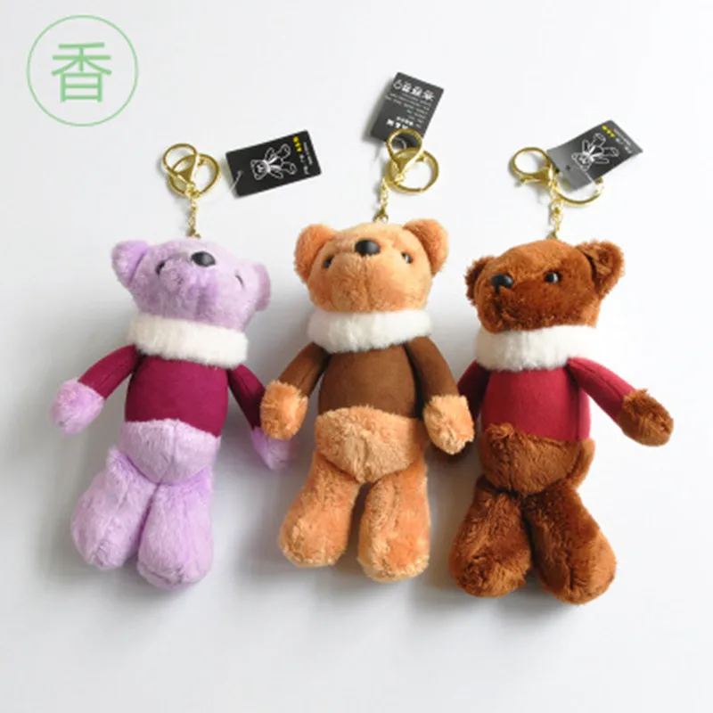 

High Quality Toy Cartoon Teddy Bear Plush Toys 16cm Stuffed Plush Animals Bear Doll Birthday Gift For Children 3pcs