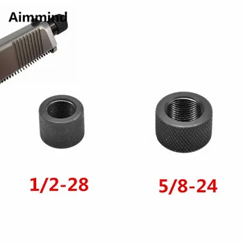 

5 Pcs Aluminum 223 308 Muzzle Brake Barrel Thread Protector 1/2x28 5/8x24 Pitch for Ruger 1022 10/22