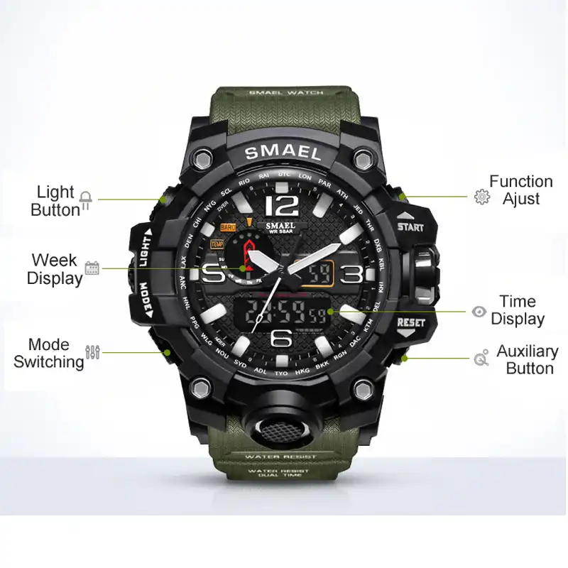 smael water resistant watch