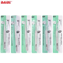 Зеленый пакет TS-10 11 12 13 14 15 Серебряный Ниппер 1,5 мм 1,0 мм Пинцет из нержавеющей стали Инструменты для ремонта 1000 шт./партия