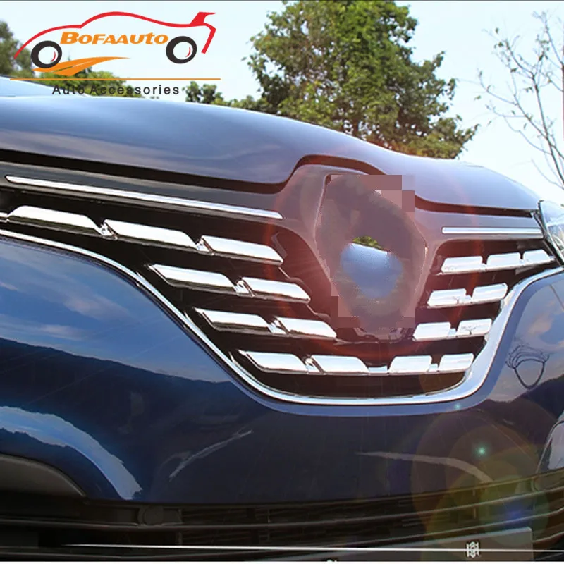 

Car Styling For Renault Kadjar 2016 2017 Abs Chrome Front Grill Trims Front Grill Cover Strip Auto Accessories Car Stickers 7pcs