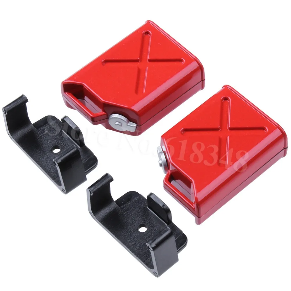 

2P 1:10 RC Rock Crawler Simulation Decor Mini Fuel Tank for TAMIYA CC01 Axial SCX10 90046 RC4WD D90 D110 TF2 Truck Parts