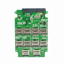 10 X Micro SD TF Memory Card to SATA 7+15 22pin Adapter Card 2.5″ HDD Enclosure with RAID 0 Multi TF Cards to SATA Converter