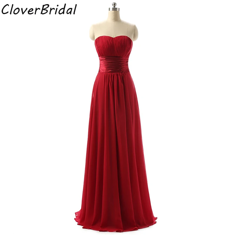 

In stock sweetheart barato vestidos de festa vestido longo formatura vermelho ready-to-ship cheap long red prom dresses